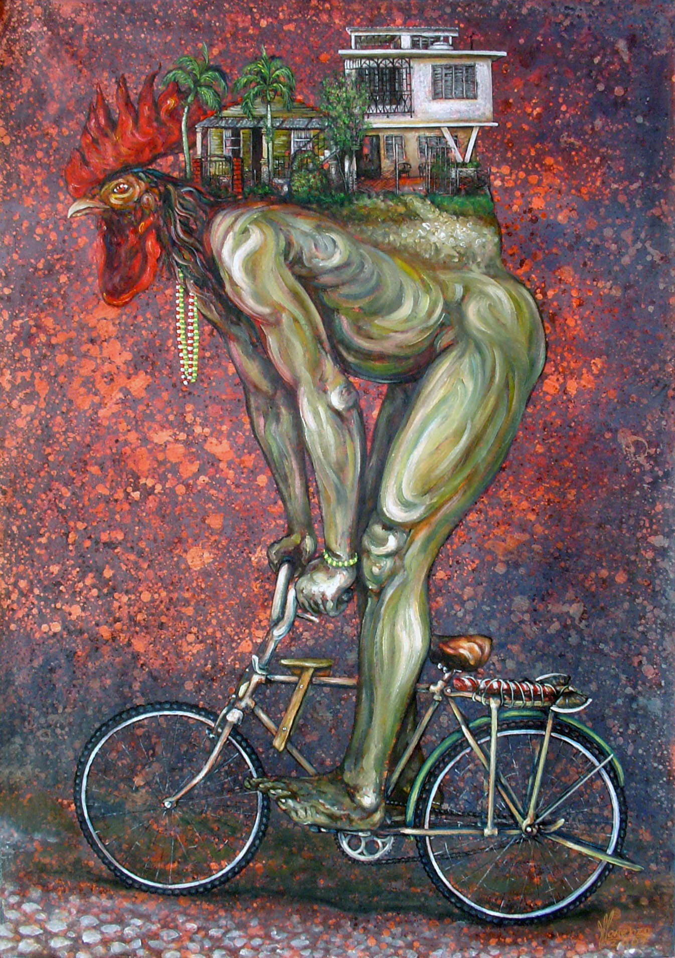 Con la casa a cuesta