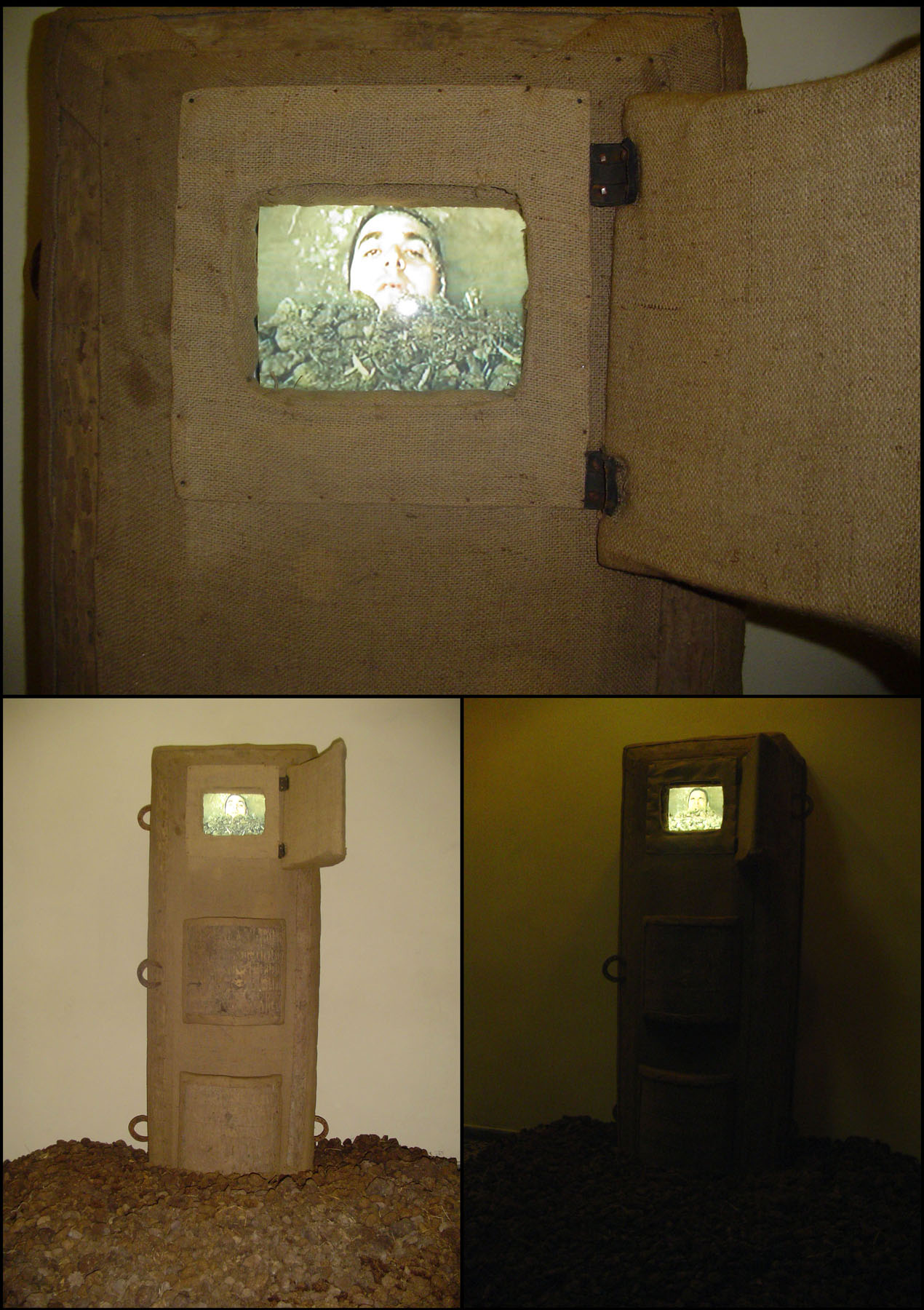 ST herradura saco de yute palma y estiercol