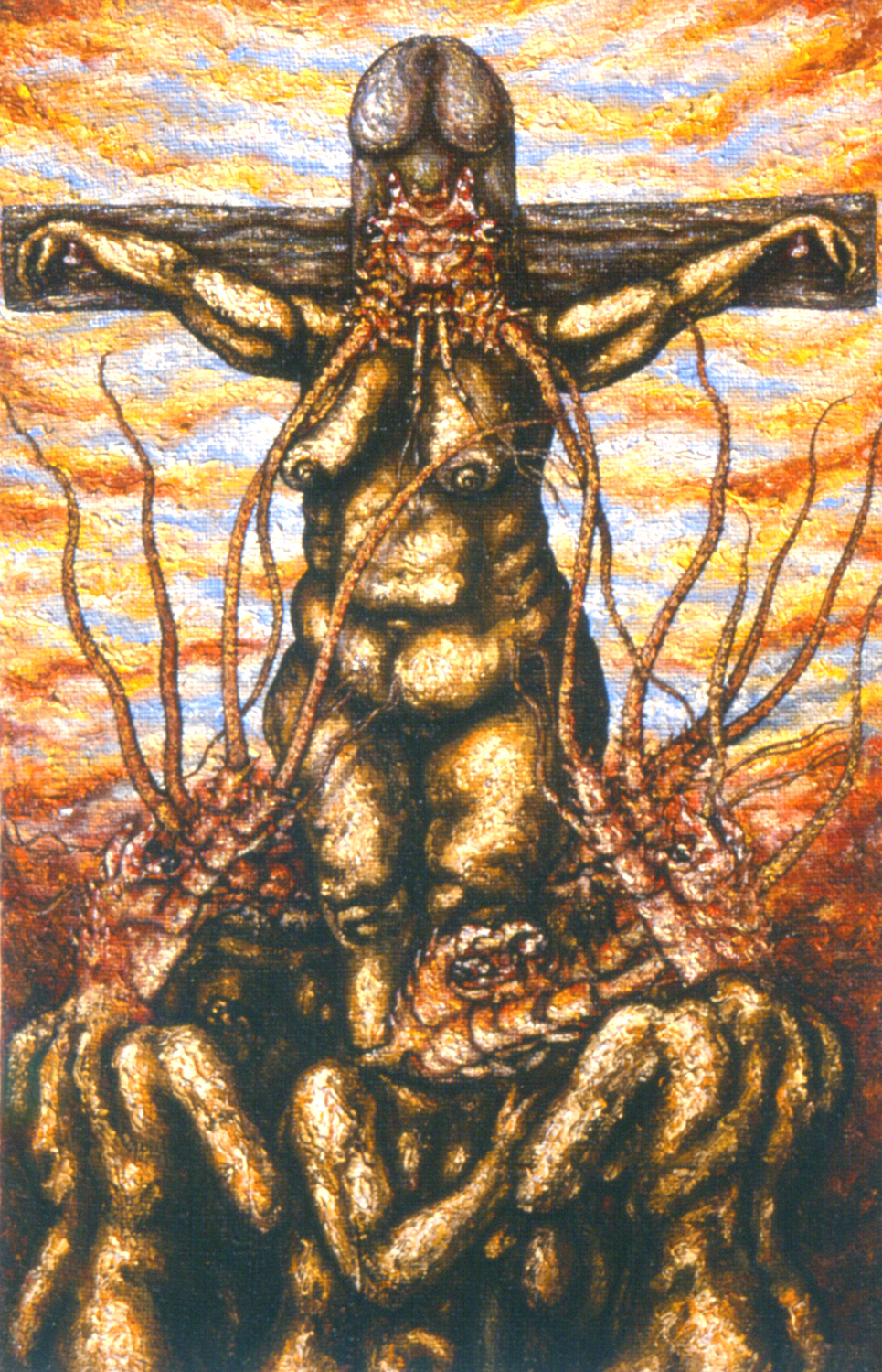 cruxificción de mamá langosta